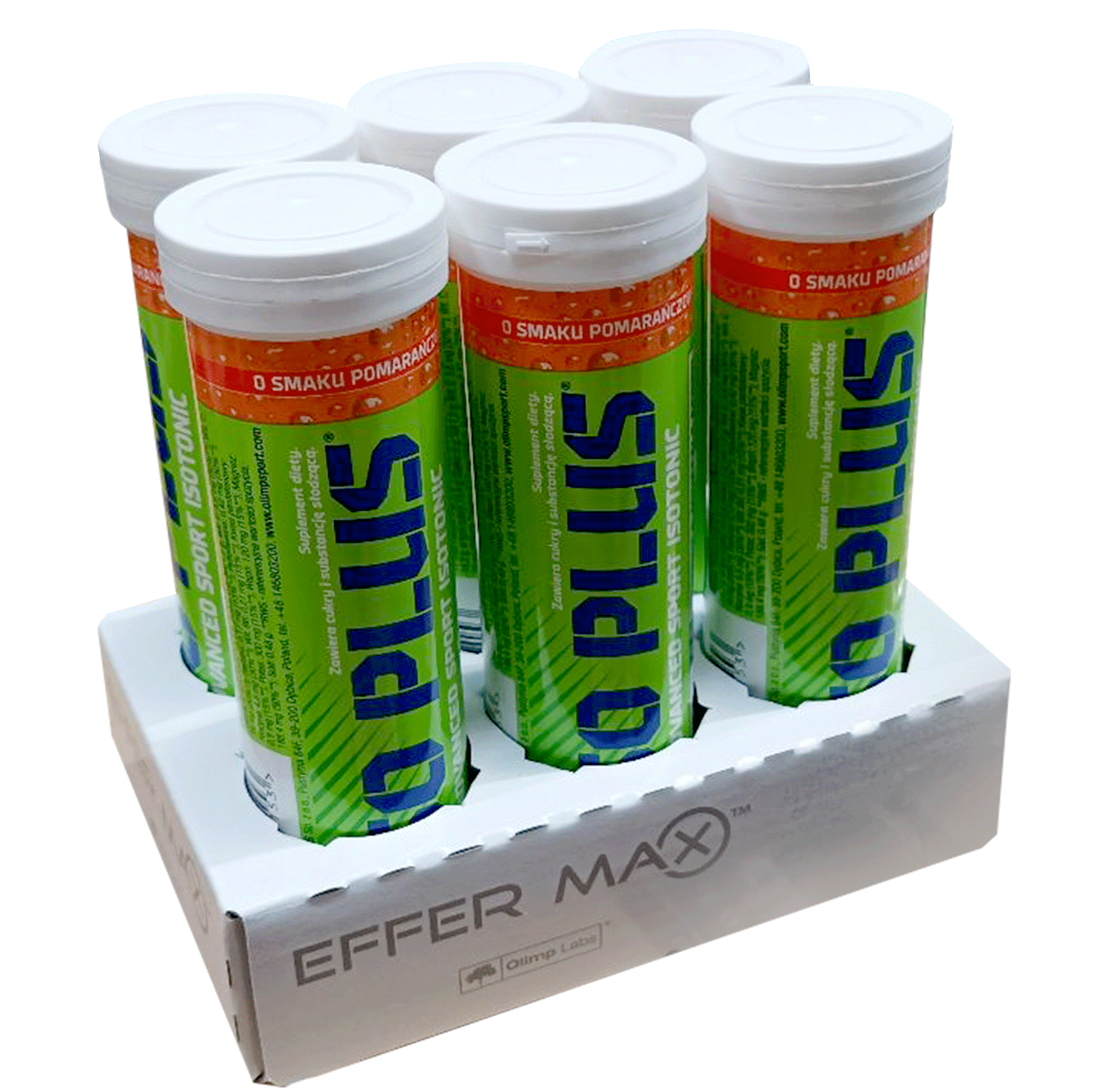 Iso Tab Iso Plus Effervescent, Orange - 6 x 10 tabs | Pro fit Vitamins